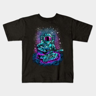 Astronaut guitarist Kids T-Shirt